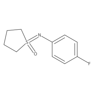 1-[(4-Fluorophenyl)imino]-1lambda6-thiolan-1-one Structure