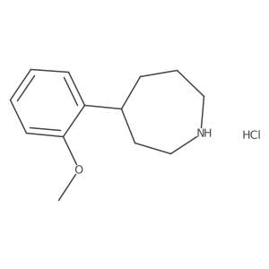 4-(2-Methoxyphenyl)azepane hydrochloride Structure
