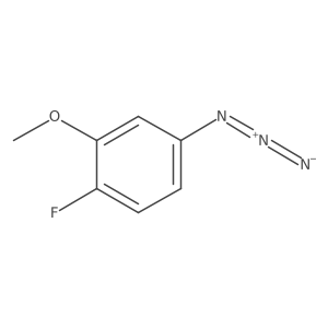 4-Azido-1-fluoro-2-methoxybenzene Structure