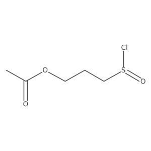 3-(Chlorosulfinyl)propyl acetate Structure