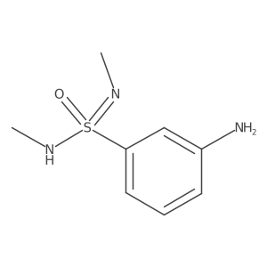 3-[N-methyl-S-(methylamino)sulfonimidoyl]aniline Structure