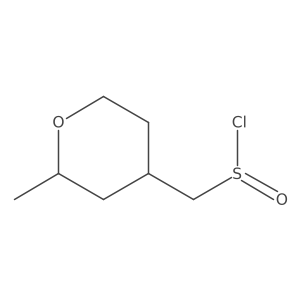 (2-Methyloxan-4-yl)methanesulfinyl chloride Structure
