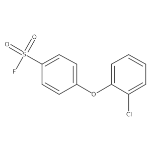 4-(2-Chlorophenoxy)benzene-1-sulfonyl fluoride结构式