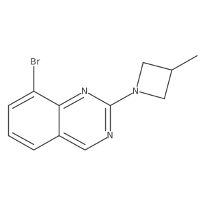 8-Bromo-2-(3-methylazetidin-1-yl)quinazoline Structure