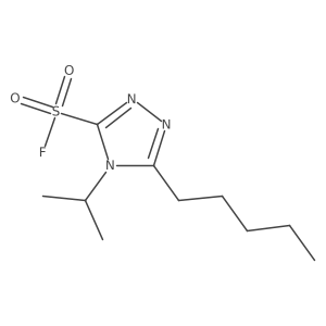 5-pentyl-4-(propan-2-yl)-4H-1,2,4-triazole-3-sulfonyl fluoride Structure