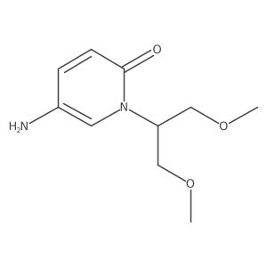 5-Amino-1-(1,3-dimethoxypropan-2-yl)-1,2-dihydropyridin-2-one Structure