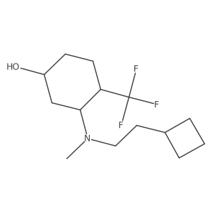 3-[(2-Cyclobutylethyl)(methyl)amino]-4-(trifluoromethyl)cyclohexan-1-ol Structure