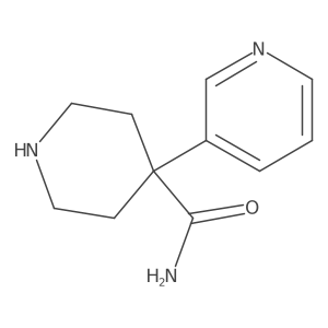 4-(Pyridin-3-yl)piperidine-4-carboxamide结构式