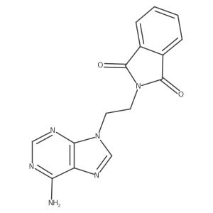 2-[2-(6-amino-9H-purin-9-yl)ethyl]-2,3-dihydro-1H-isoindole-1,3-dione Structure