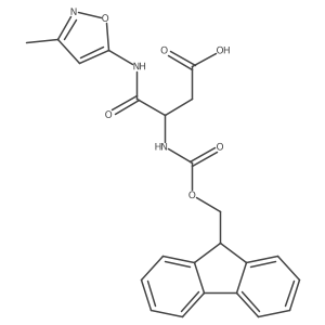 3-({[(9H-fluoren-9-yl)methoxy]carbonyl}amino)-3-[(3-methyl-1,2-oxazol-5-yl)carbamoyl]propanoic acid Structure