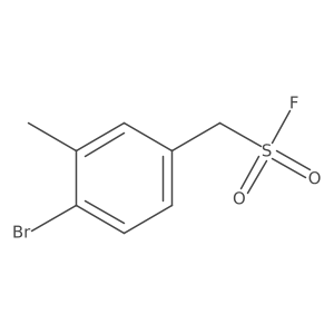 (4-Bromo-3-methylphenyl)methanesulfonyl fluoride Structure