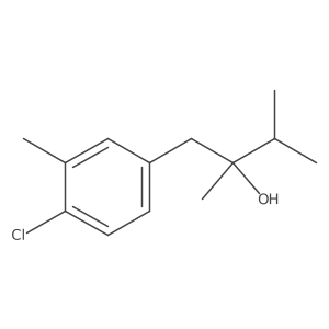 1-(4-Chloro-3-methylphenyl)-2,3-dimethylbutan-2-ol结构式