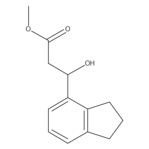 methyl (3S)-3-(2,3-dihydro-1H-inden-4-yl)-3-hydroxypropanoate Structure