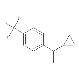 (2R)-2-{1-[4-(trifluoromethyl)phenyl]ethyl}oxirane结构式