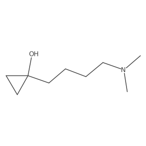 1-[4-(Dimethylamino)butyl]cyclopropan-1-ol Structure
