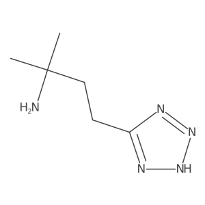 2-methyl-4-(1H-1,2,3,4-tetrazol-5-yl)butan-2-amine Structure