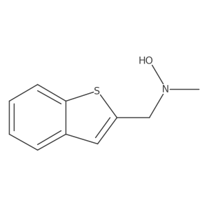 N-[(1-benzothiophen-2-yl)methyl]-N-methylhydroxylamine结构式