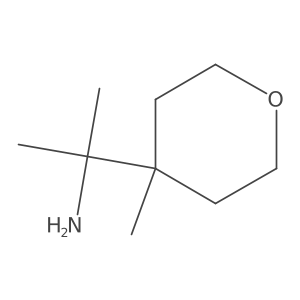 2-(4-Methyloxan-4-yl)propan-2-amine结构式