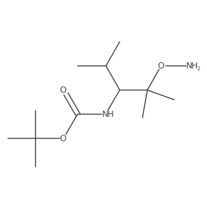 tert-butyl N-[2-(aminooxy)-2,4-dimethylpentan-3-yl]carbamate Structure