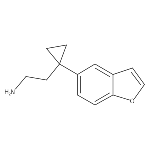 2-[1-(1-Benzofuran-5-yl)cyclopropyl]ethan-1-amine Structure