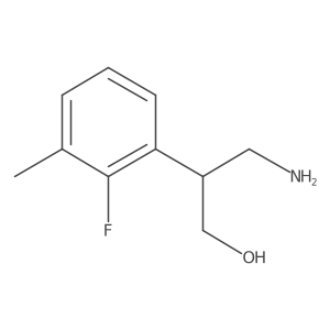 3-Amino-2-(2-fluoro-3-methylphenyl)propan-1-ol Structure
