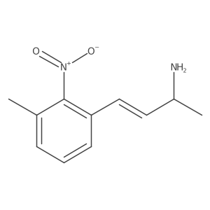 4-(3-Methyl-2-nitrophenyl)but-3-en-2-amine结构式