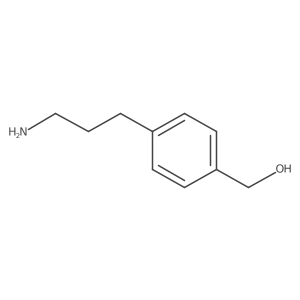 Benzenemethanol, 4-(3-aminopropyl)- Structure
