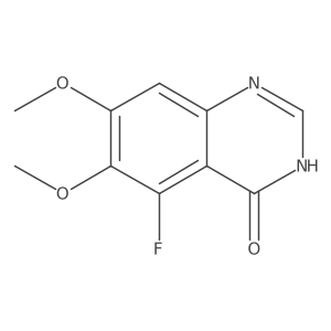5-fluoro-6,7-dimethoxy-4(3H)-Quinazolinone结构式