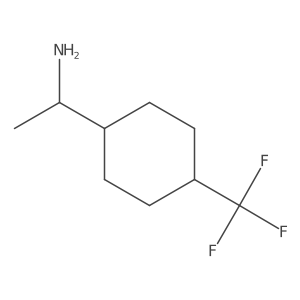 (1S)-1-[4-(Trifluoromethyl)cyclohexyl]ethanamine结构式