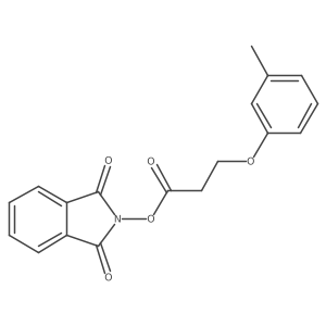 1,3-dioxo-2,3-dihydro-1H-isoindol-2-yl 3-(3-methylphenoxy)propanoate Structure