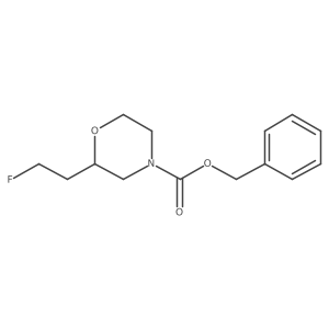 Benzyl 2-(2-fluoroethyl)morpholine-4-carboxylate Structure