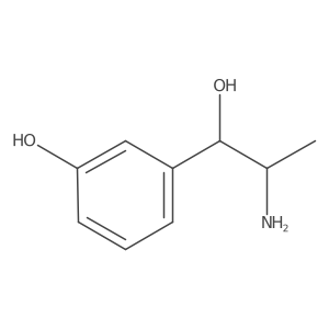 3-[(2S)-2-amino-1-hydroxypropyl]phenol Structure