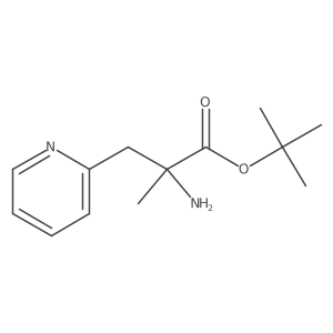 Tert-butyl 2-amino-2-methyl-3-(pyridin-2-yl)propanoate Structure