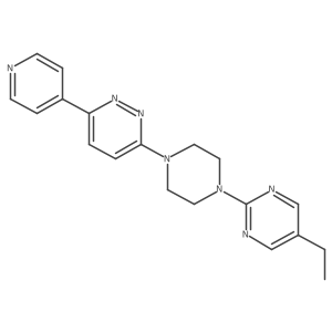 3-[4-(5-Ethylpyrimidin-2-yl)piperazin-1-yl]-6-(pyridin-4-yl)pyridazine Structure
