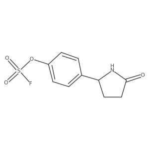 2-(4-Fluorosulfonyloxyphenyl)-5-oxopyrrolidine Structure