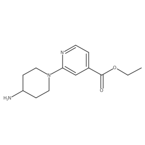 Ethyl 2-(4-aminopiperidin-1-yl)pyridine-4-carboxylate Structure