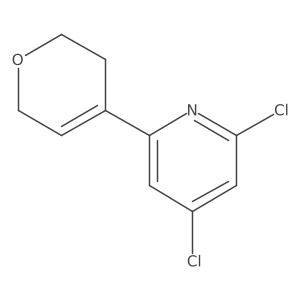 2,4-Dichloro-6-(3,6-dihydro-2H-pyran-4-yl)pyridine Structure