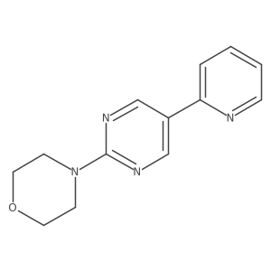 4-[5-(Pyridin-2-yl)pyrimidin-2-yl]morpholine Structure