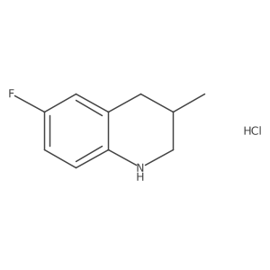 6-Fluoro-3-methyl-1,2,3,4-tetrahydroquinoline hydrochloride Structure