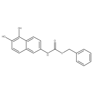 benzyl N-(5,6-dihydroxynaphthalen-2-yl)carbamate Structure