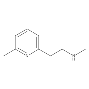 N-Methyl-N-[2-(6-methyl-2-pyridyl)ethyl]amine Structure