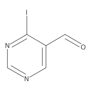 4-iodo-5-Pyrimidinecarboxaldehyde Structure