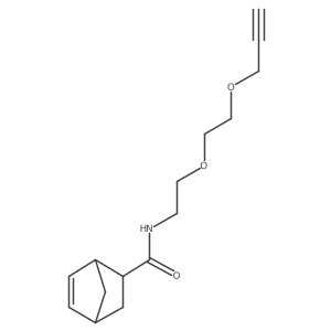 Norbornene-PEG2 Propargyl结构式