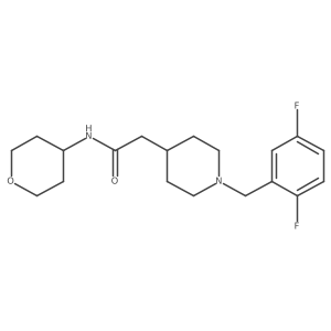 2-{1-[(2,5-difluorophenyl)methyl]piperidin-4-yl}-N-(oxan-4-yl)acetamide结构式