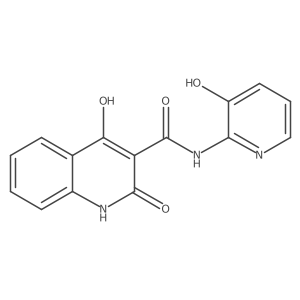 4-hydroxy-N-(3-hydroxypyridin-2-yl)-2-oxo-1,2-dihydroquinoline-3-carboxamide Structure