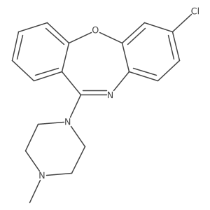 7-Chloro-11-(4-methyl-piperazin-1-yl)-dibenzo[b,f][1,4]oxazepine Structure