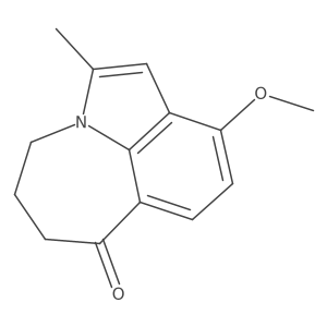 5,6-Dihydro-10-methoxy-2-methylazepino[3,2,1-hi]indol-7(4H)-one结构式