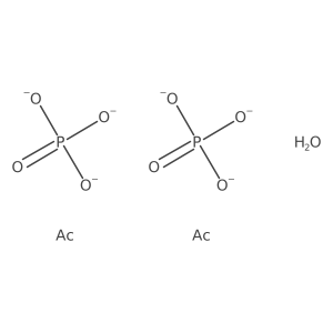 Actinium(III) phosphate hemihydrate结构式