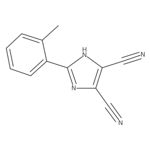 4,5-Dicyano-2-(o-tolyl)imidazole结构式