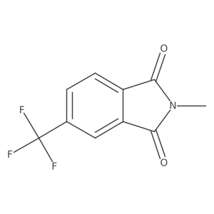 2-Methyl-5-(trifluoromethyl)isoindole-1,3-dione Structure